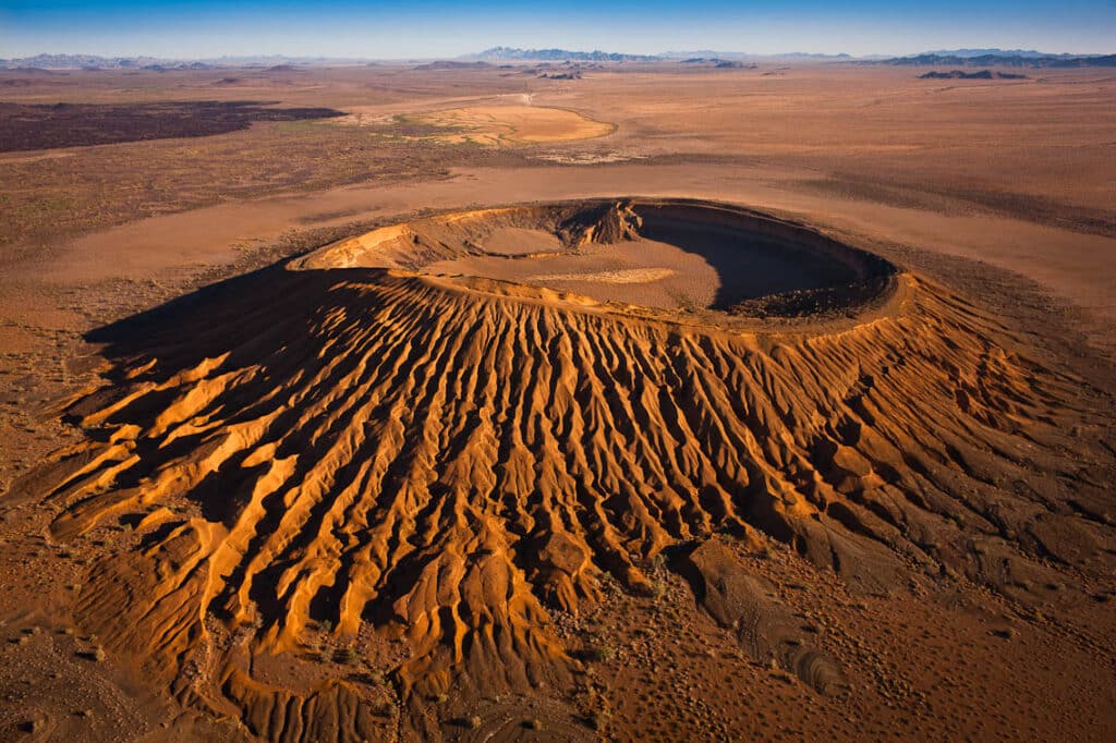 crater en el pinacate